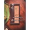 Dacasso Chocolate Brown Leather Double Pen Stand with Gold Accents AG-3404 - alternate 5